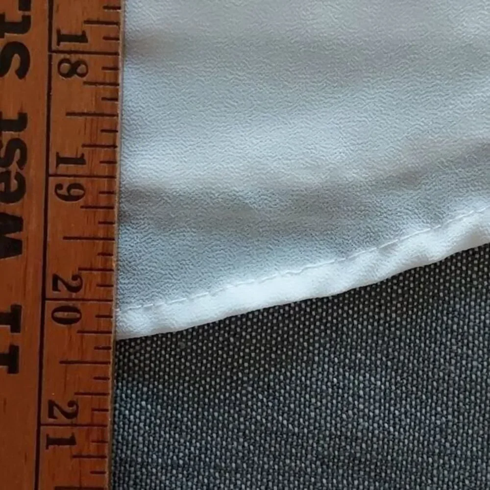 Ruum Girls XL 14 White Sleeveless Dressy Tank‎ Top Blouse Zipper Accent